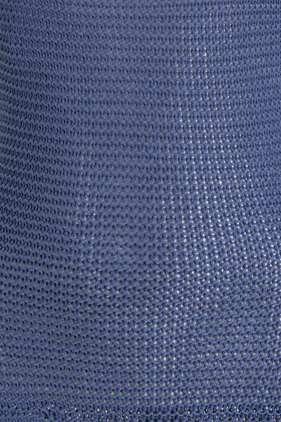 Bayan İndigo Askılı  Örme Midi Elbise