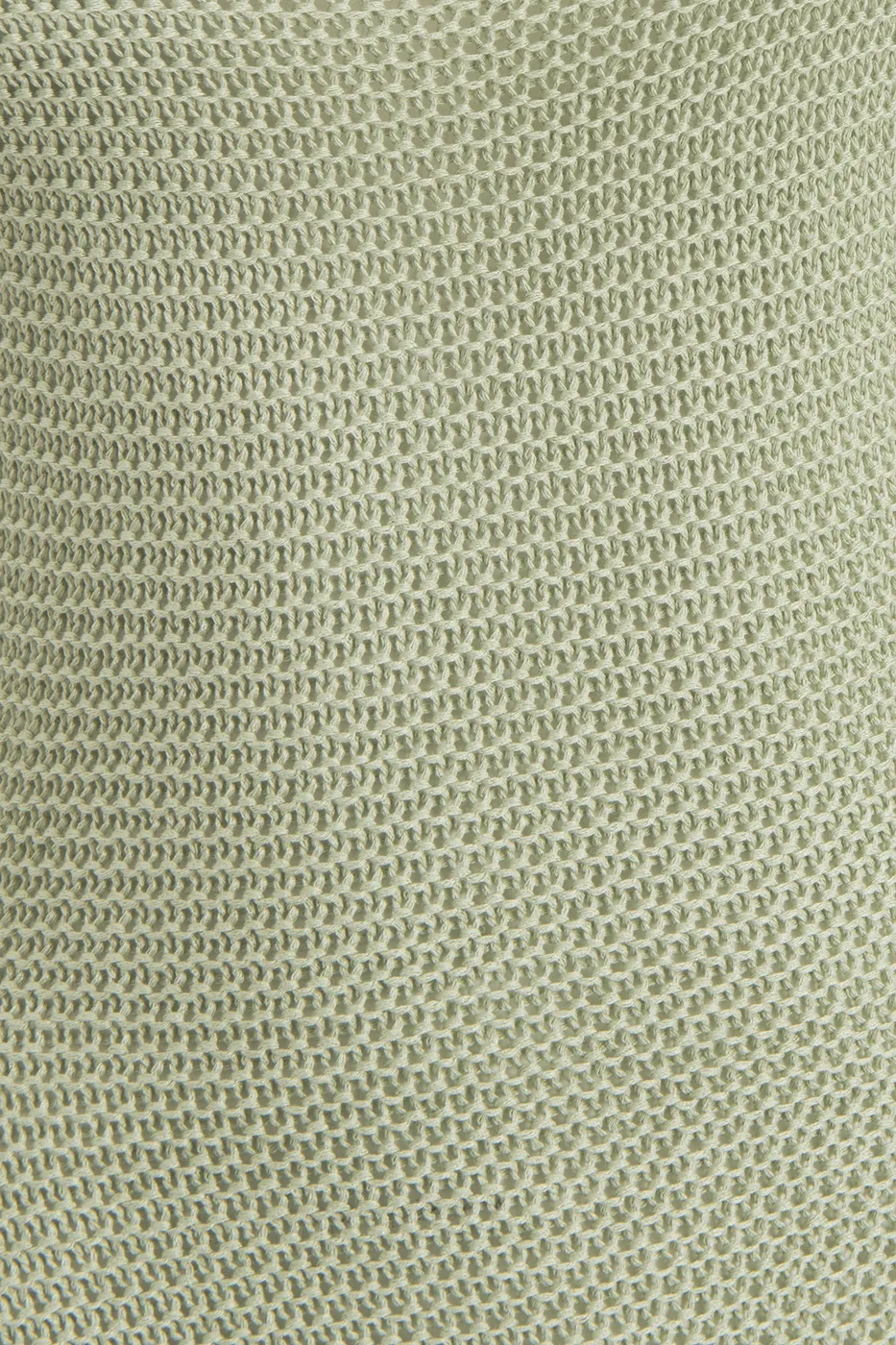 Bayan Yeşil Askılı  Örme Midi Elbise