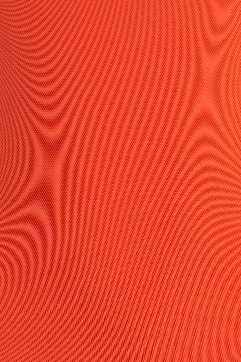 Bayan Kırmızı Godeli Tül Midi Elbise