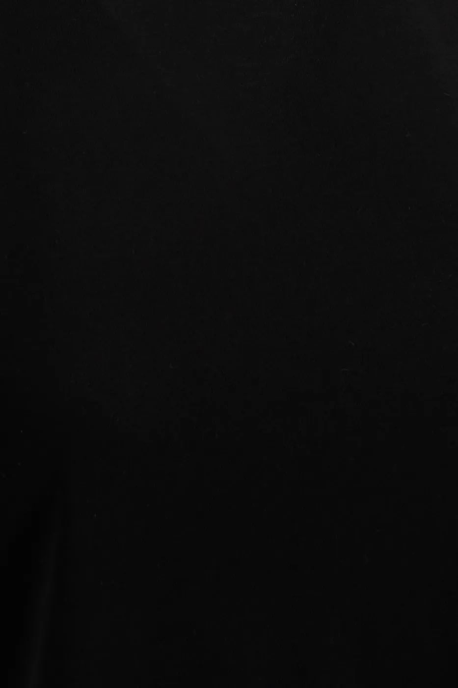 Bayan Siyah Vatkalı Basic Tshirt