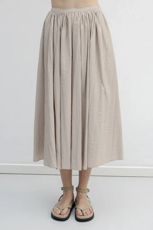 Bayan Taş Pileli Bel Bantlı Etek - BSL