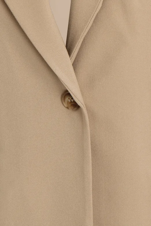 Bayan Camel Kolsuz Blazer Yelek - BSL
