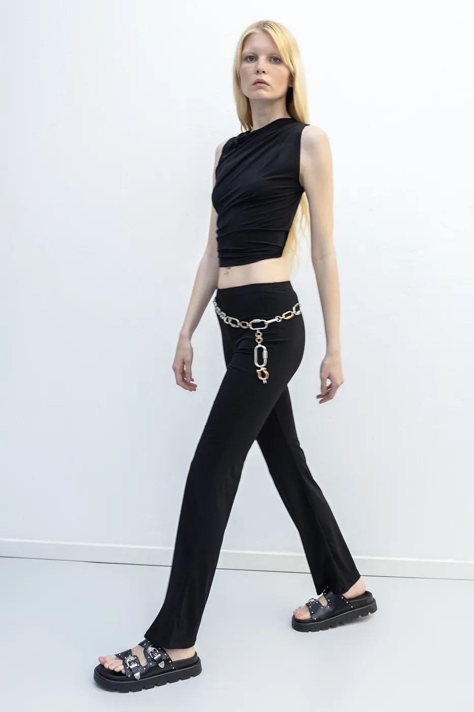 Bayan Siyah Strech Pantolon