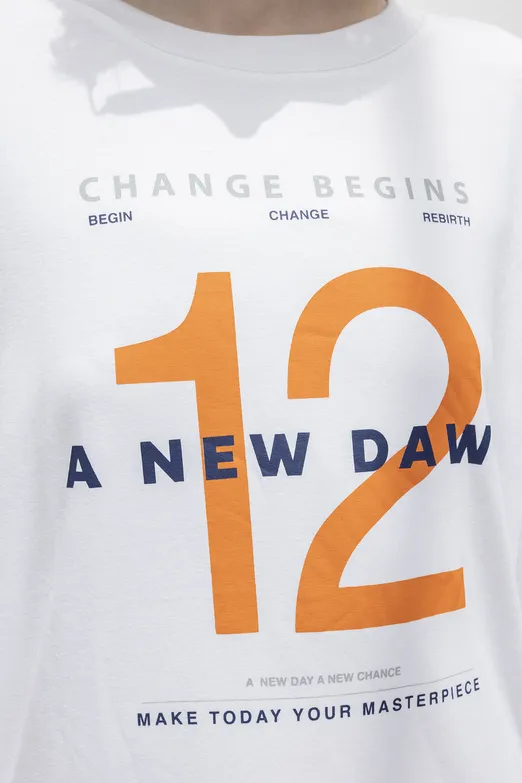 Bayan Beyaz Bsl diya tshirt - BSL