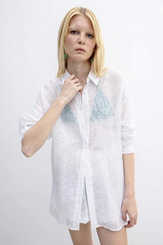 Bayan  Oversize Onesize Gömlek