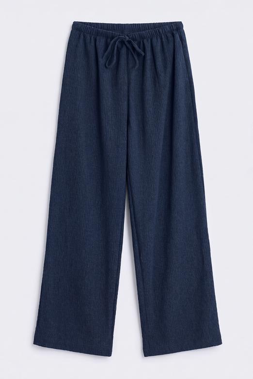 Oversize Kraşlı Pantolon
