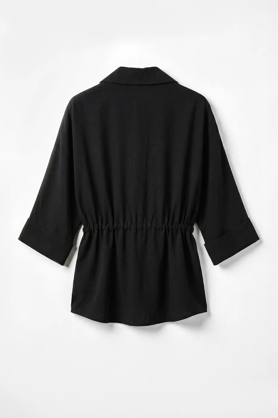 Bayan Siyah Modal Oversize Gömlek