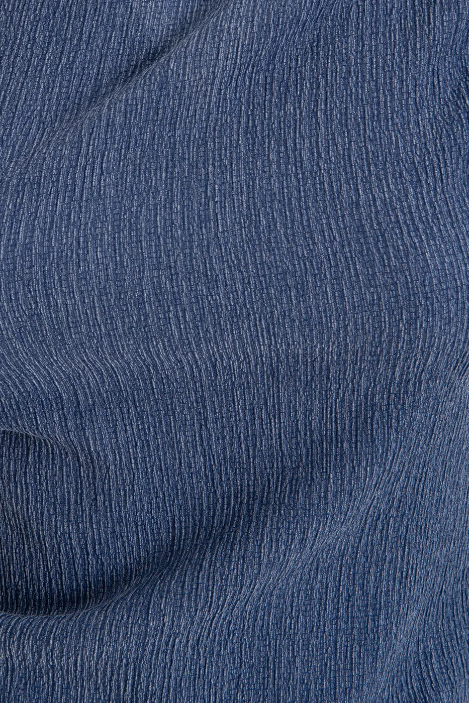 Bayan İndigo Dokulu Tek Omuz Top