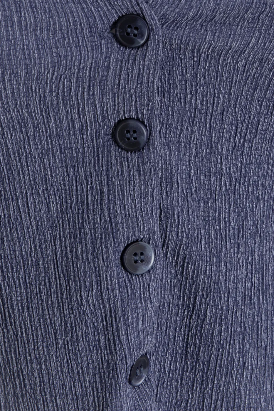 Bayan İndigo Dokulu Fit Yelek