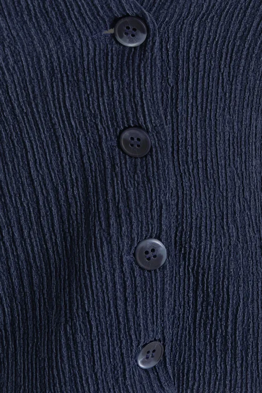 Bayan Lacivert Dokulu Fit Yelek - BSL