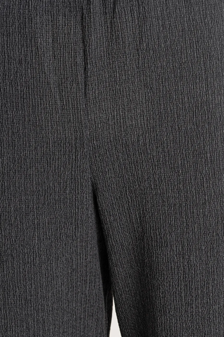 Bayan Antrasit Dokulu Düz Kesim Pantolon