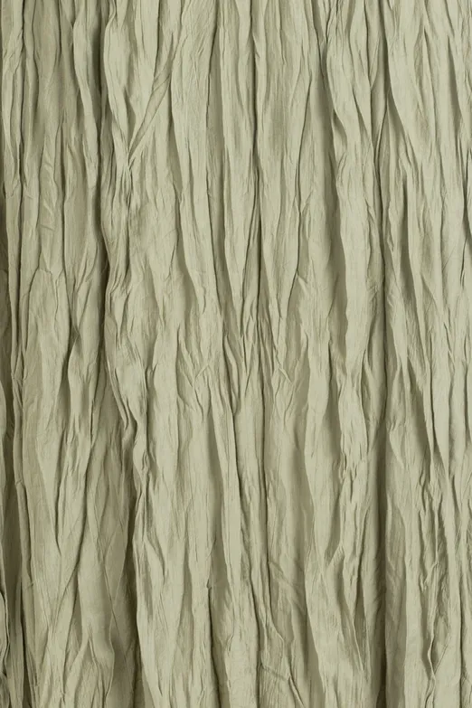 Bayan Bej Crashlı Midi Etek - BSL