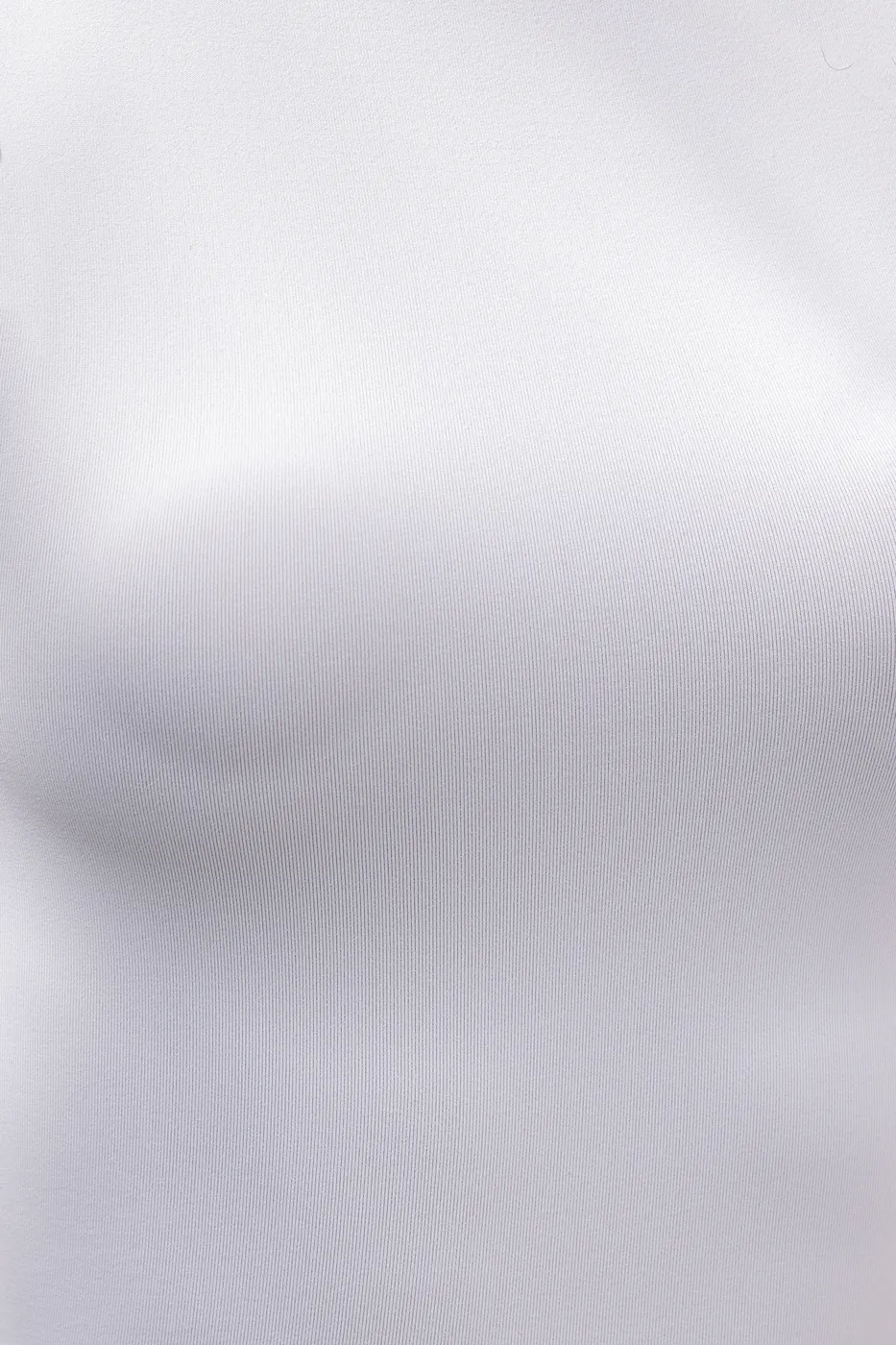 Bayan Beyaz Kayık Yaka Detaylı Yumuşak Dokulu Top