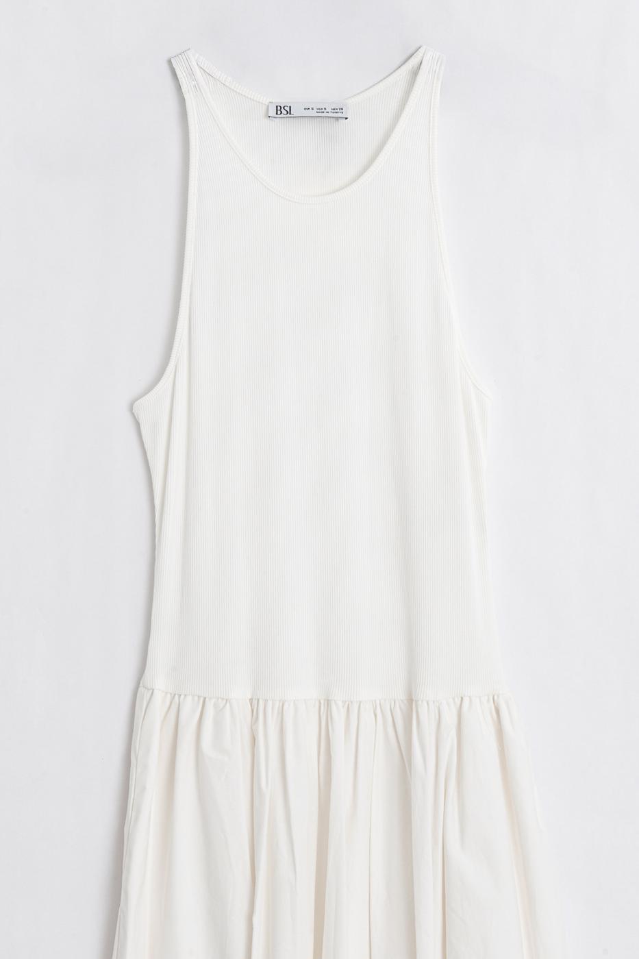 Halter Yaka Büzgülü Midi Elbise · 3