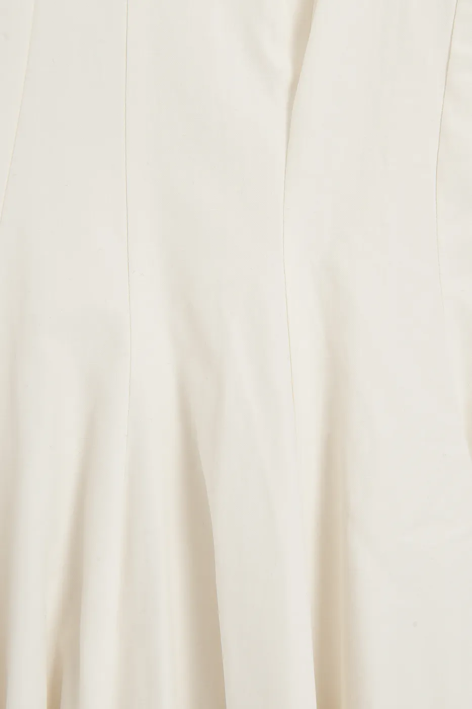 Bayan Ekru Askılı Poplin Mini Elbise