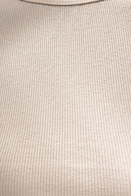 Bayan Bej Fitilli Kolsuz Top - BSL