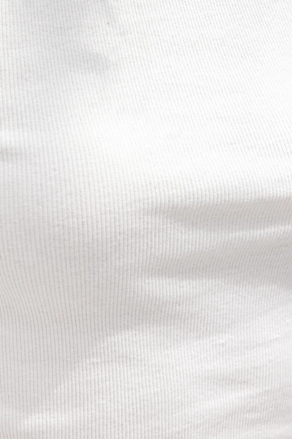 Bayan Ekru Fitilli Kolsuz Top