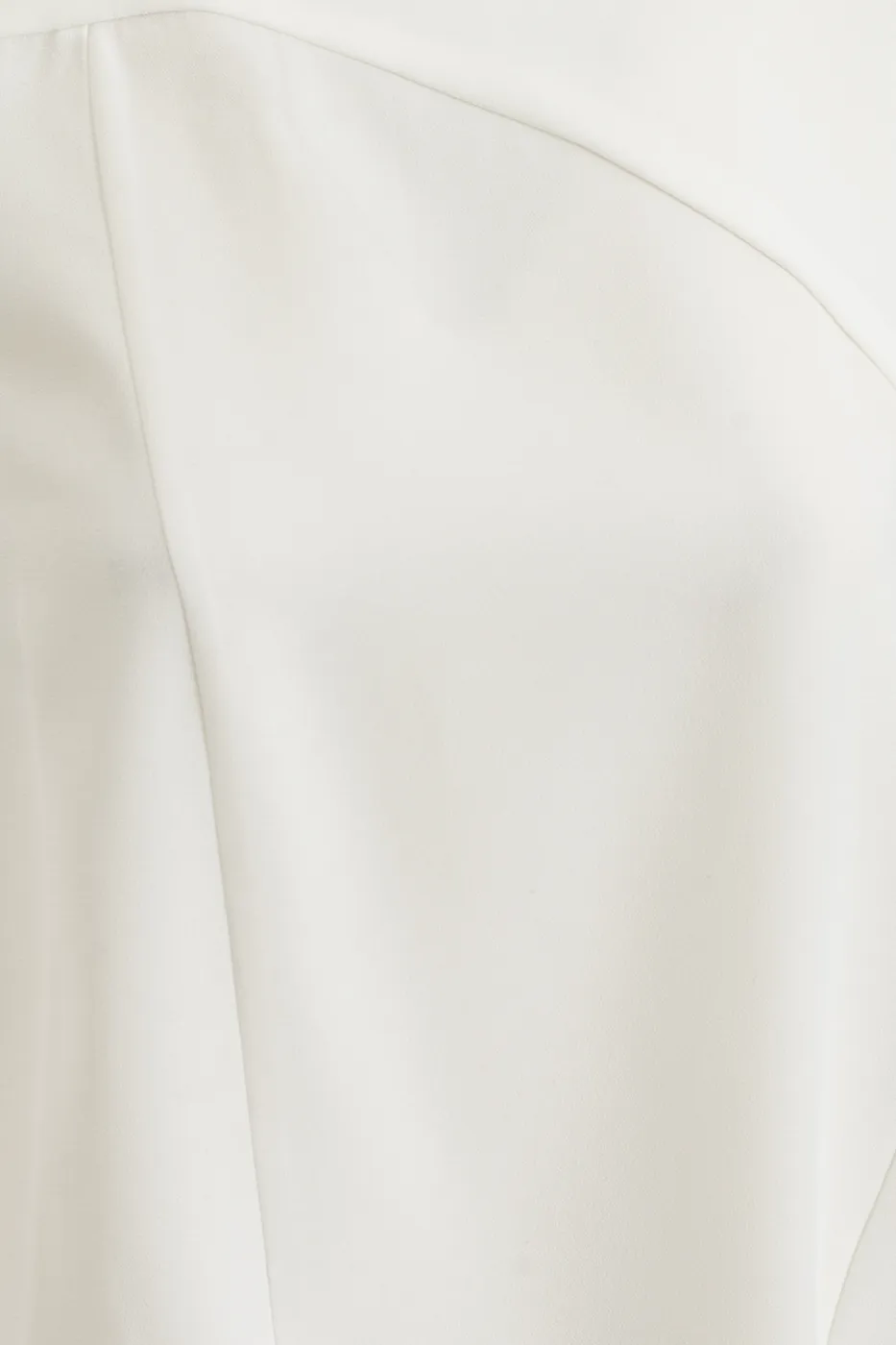 Bayan Beyaz Bağlamalı Krep Bluz