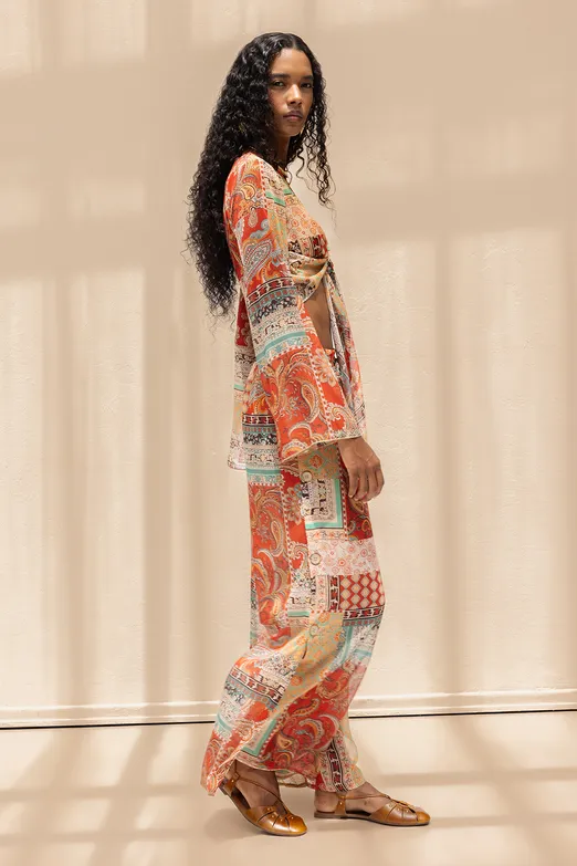 Bayan Multı Bol Düz Kesim Pantolon - BSL