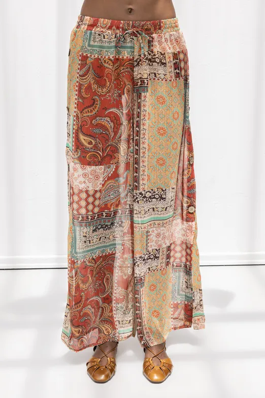 Bayan Multı Bol Düz Kesim Pantolon - BSL