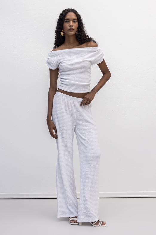 Bayan  Dokulu Pantolon