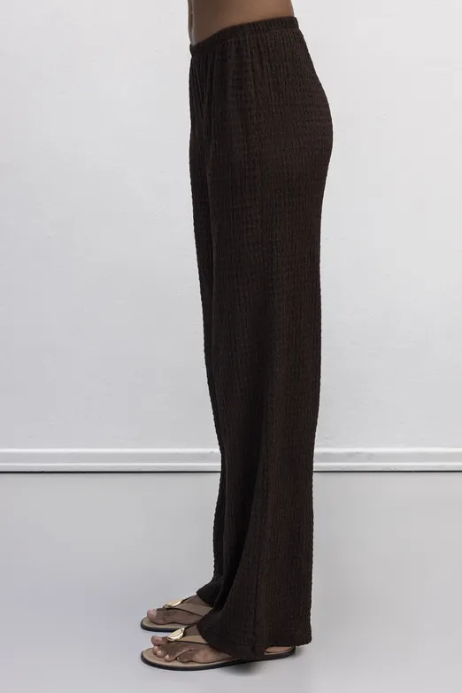 Bayan Kahverengi Dokulu Pantolon - BSL