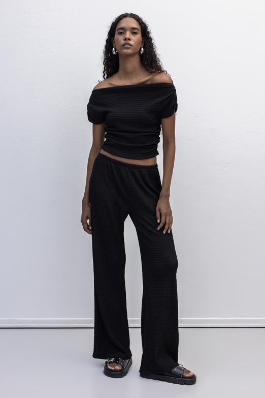 Bayan  Dokulu Pantolon