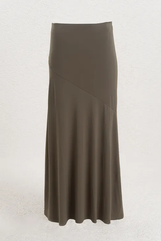 Bayan Haki Volanlı Midi Etek - BSL