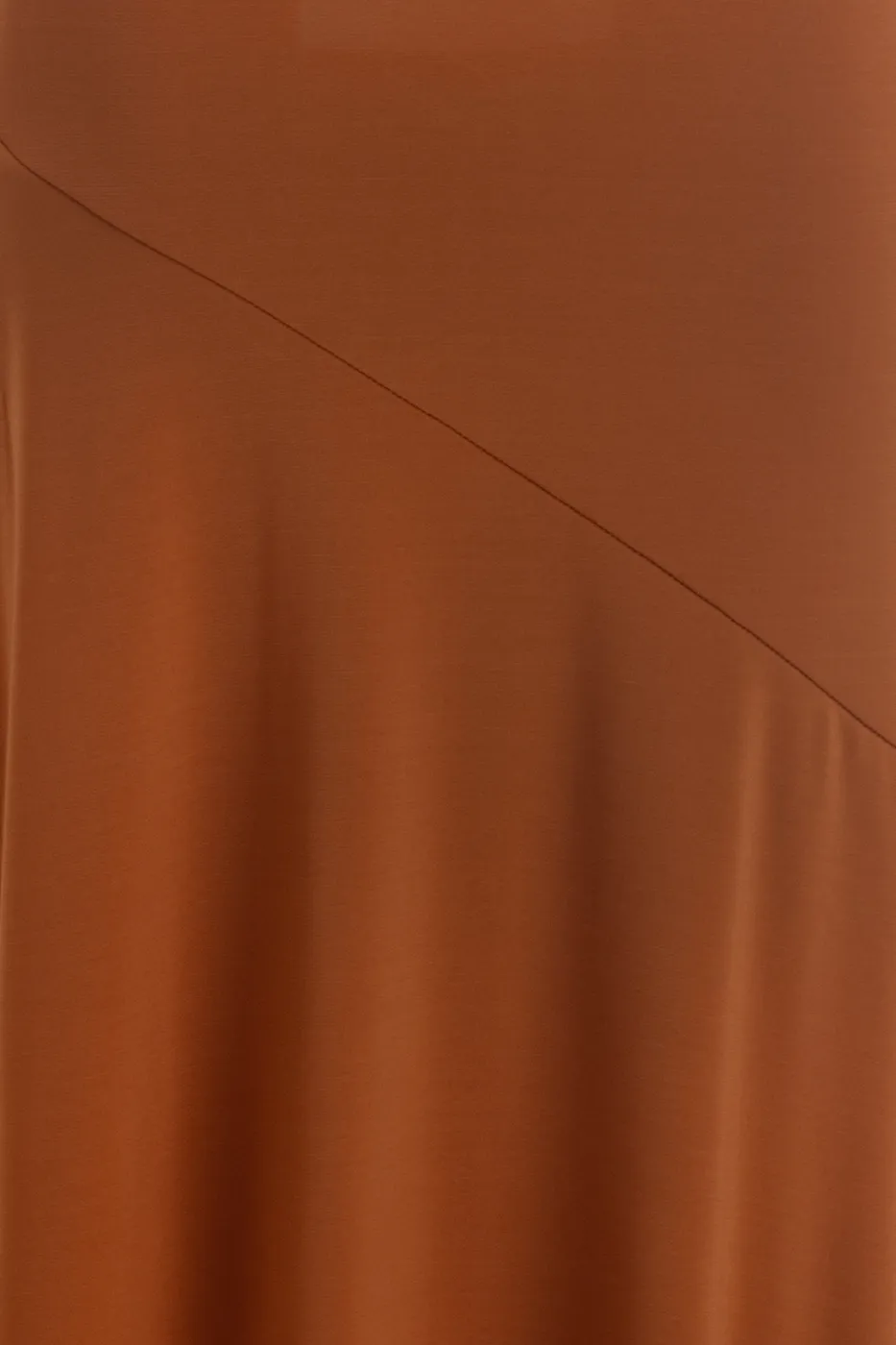 Bayan Tarçın Volanlı Midi Etek