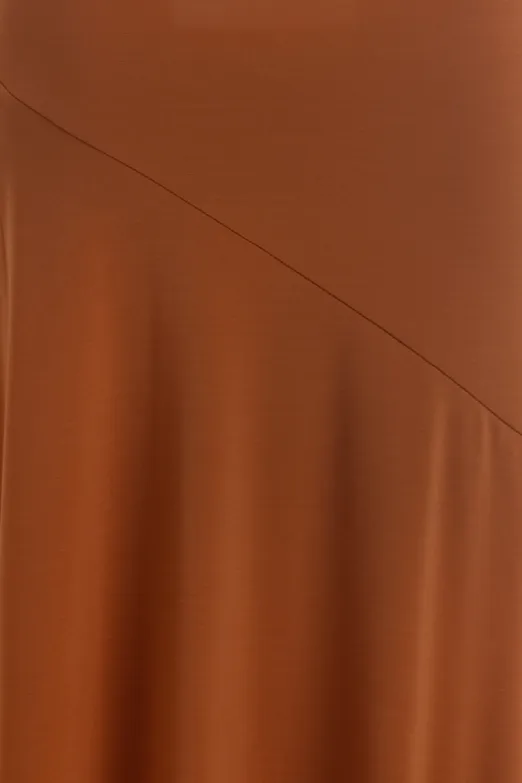 Bayan Tarçın Volanlı Midi Etek - BSL