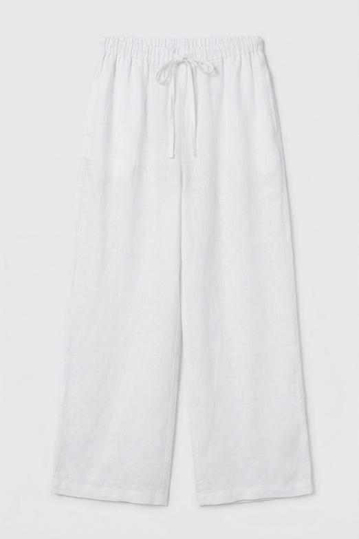 Bayan  % 100 Keten  Bol Pantolon