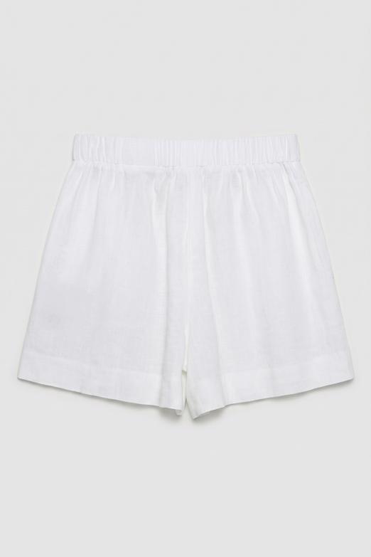 % 100 Keten Bol Mini Şort