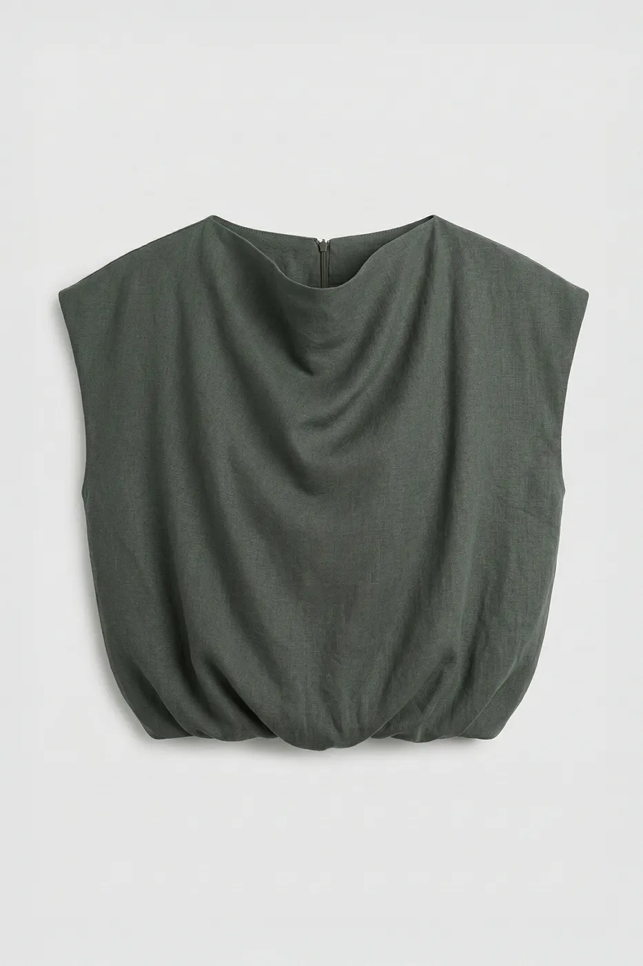 Bayan Haki Degaje Yakalı Balon Bluz