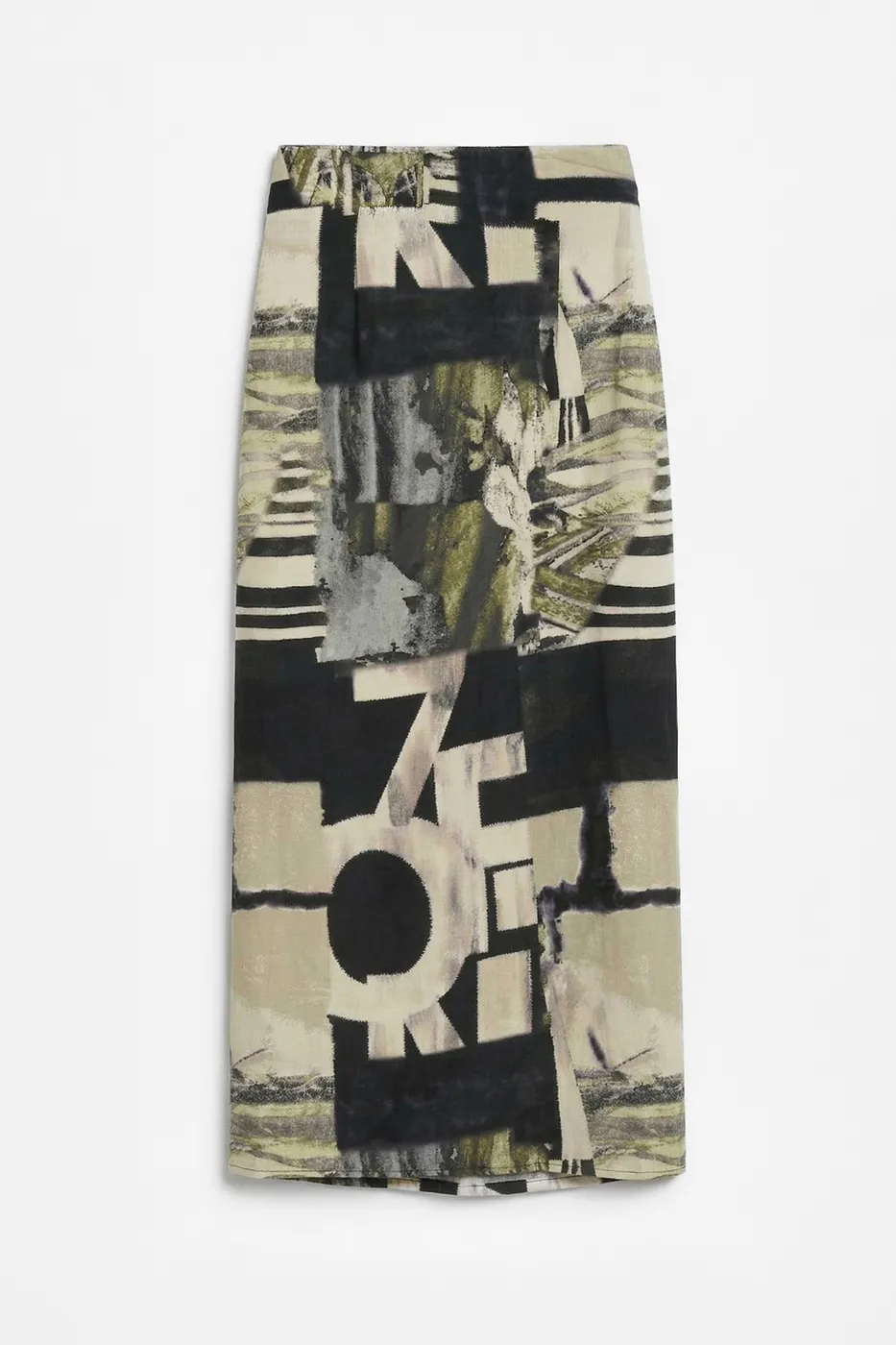 Bayan Siyah Anvelop Kapama Midi Etek