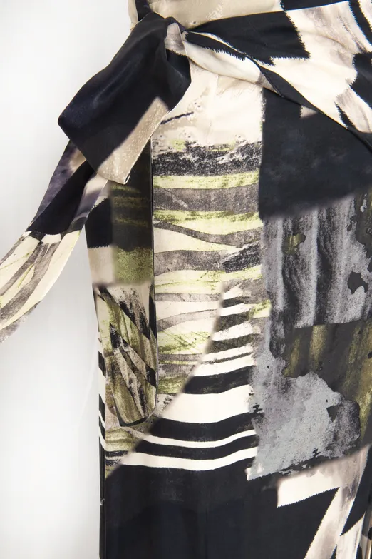 Bayan Siyah Anvelop Kapama Midi Etek - BSL