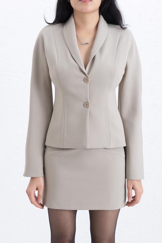 Bayan  Şal Yaka  Blazer Ceket