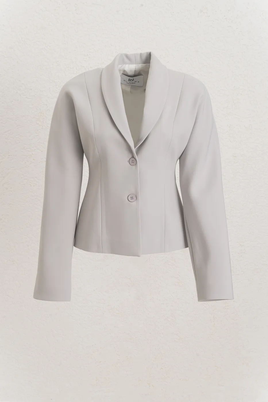 Bayan Taş Şal Yaka  Blazer Ceket