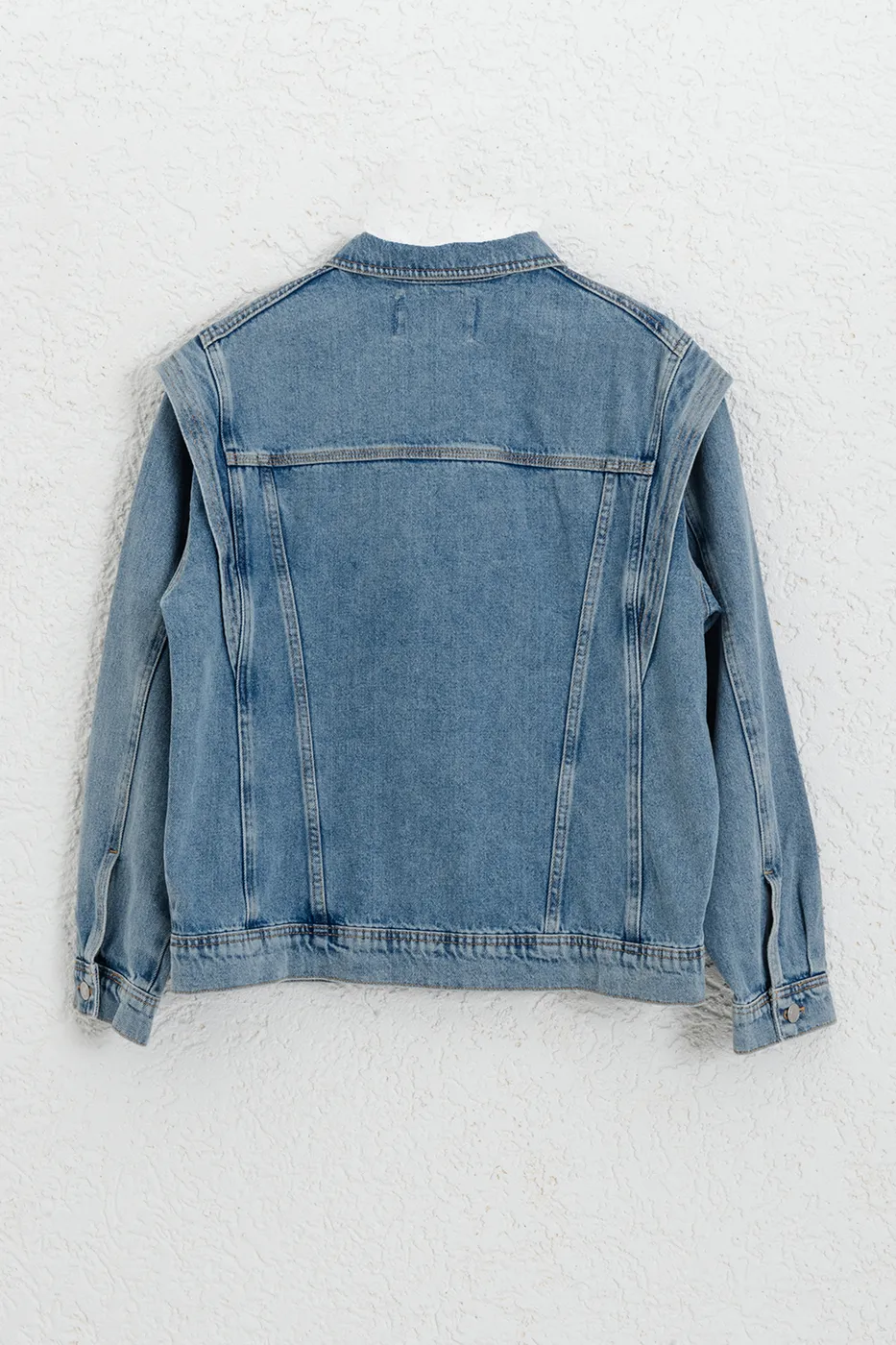 Bayan Lacivert Denim Mont