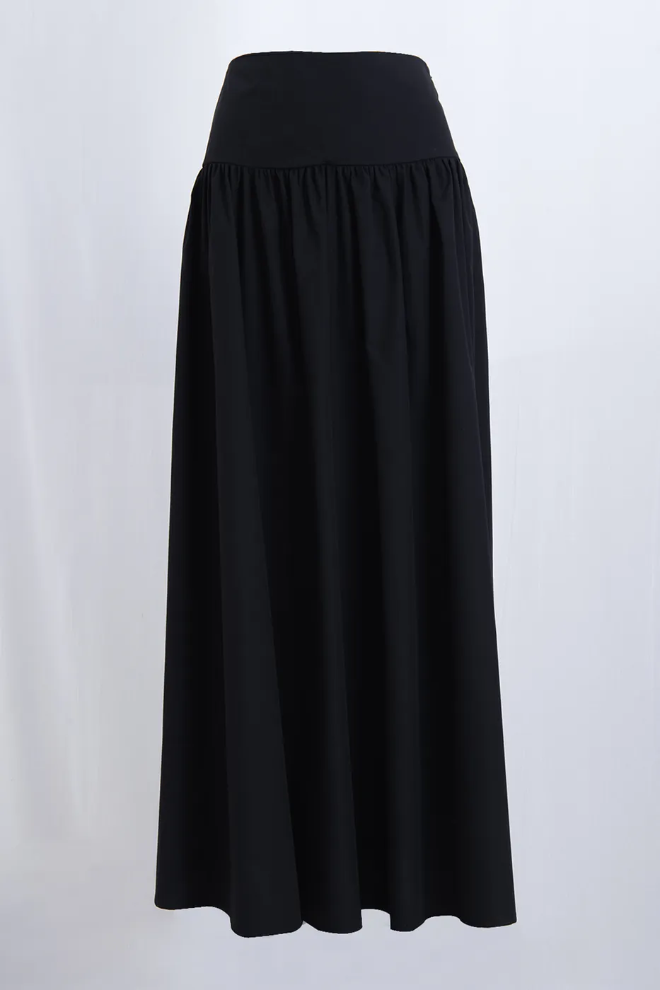 Bayan Siyah Korsajlı Maksi Etek