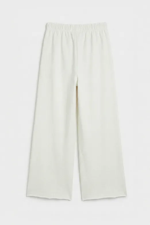 Bayan Ekru Normal Bel Düz Kesim Pantolon - BSL