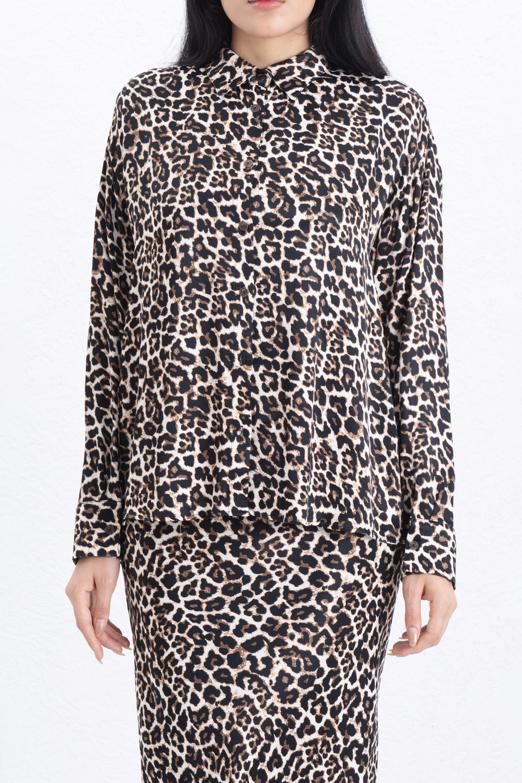 Bayan  Saten Oversize Gömlek