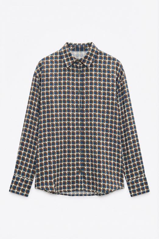 Bayan  Saten Oversize Gömlek