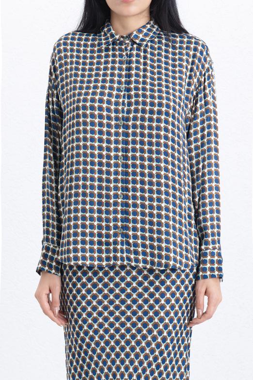 Bayan  Saten Oversize Gömlek