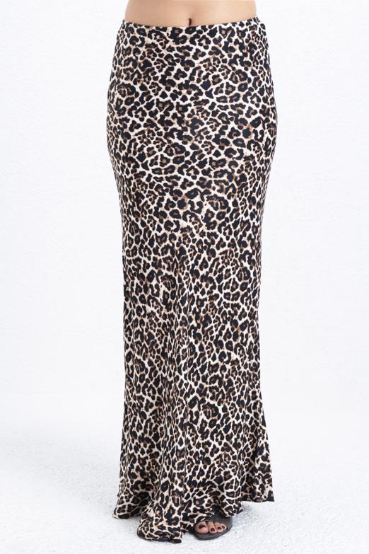 Bayan  Saten Maksi Etek