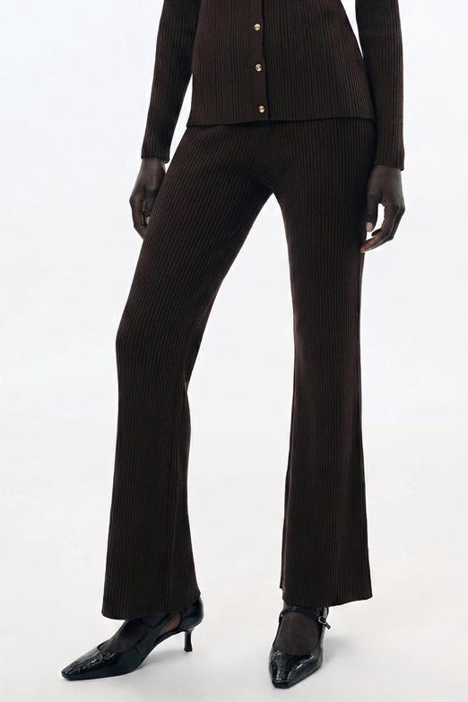 Bayan  Fitilli Triko Pantolon