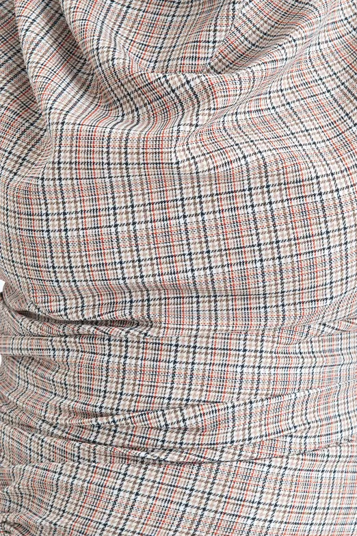 Bayan Bej Degaje Yakalı Midi Elbise - BSL