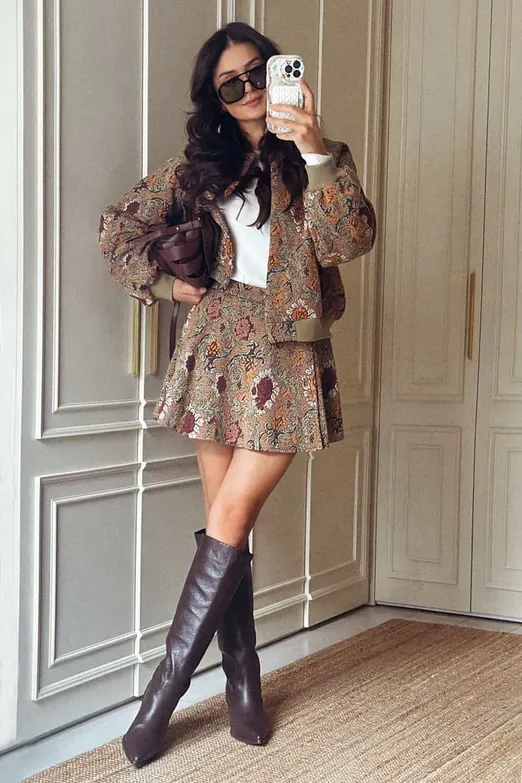 Bayan Multı Boxer Şortlu Mini Etek - BSL