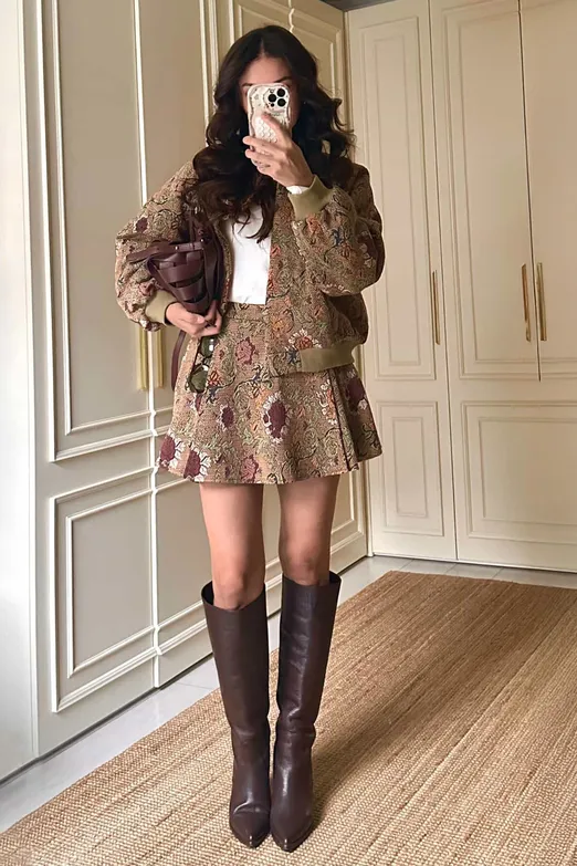 Bayan Multı Boxer Şortlu Mini Etek - BSL