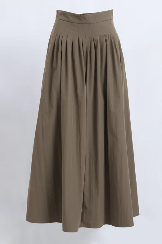 Bayan Haki Pile Detaylı Midi Elbise - BSL