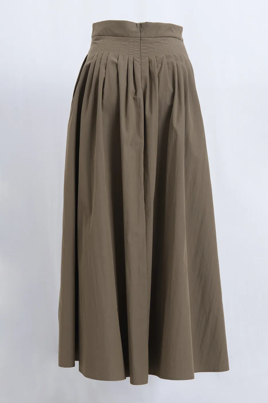 Bayan Haki Pile Detaylı Midi Elbise